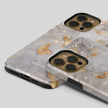 Golden Clouds Marble Tough Case For iPhone, 4 of 4