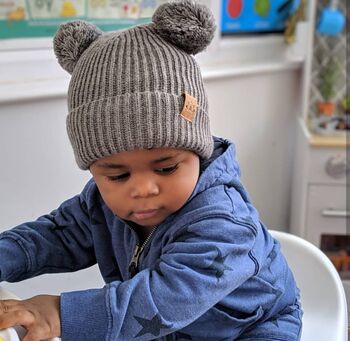 Satin Lined Beanie For Children One To Three Years, 5 of 12