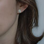 Filigree Stud Earrings, thumbnail 2 of 3