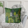 Serene Forest Greens, Mid Century Retro Style Cushion, thumbnail 1 of 8