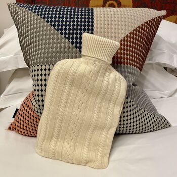 Cashmere Hug A Hottie Hot Water Bottle, 3 of 5