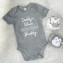 Daddy's Future… Buddy Personalised Babygrow, thumbnail 1 of 8