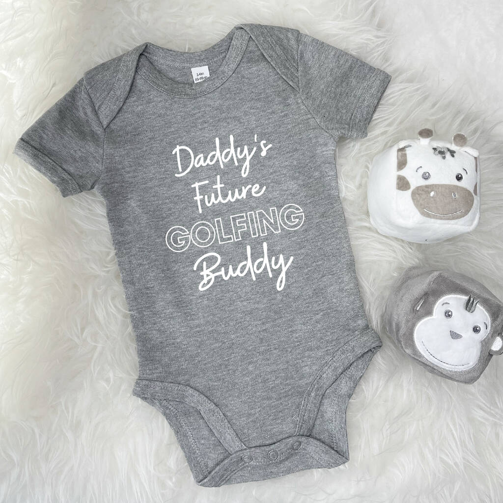 Daddy's Future… Buddy Personalised Babygrow, 1 of 8