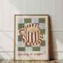 Fancy A Cuppa Print, thumbnail 2 of 3