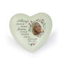 Personalised Floral Photo Upload Memorial Resin Heart, thumbnail 2 of 5