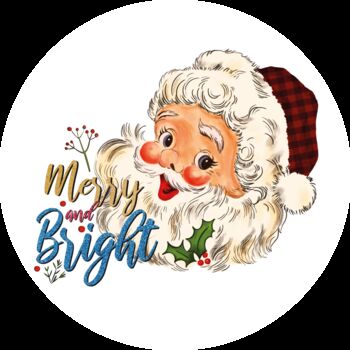 Merry And Bright Vintage Santa Lollipop, 2 of 4