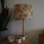 Oriental Crane Mustard Lampshade, thumbnail 1 of 9