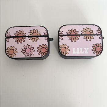 Flowers Airpod Case *Option For Personalised Name, 4 of 5