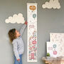 Personalised Bee You Flower Height Chart, thumbnail 1 of 11
