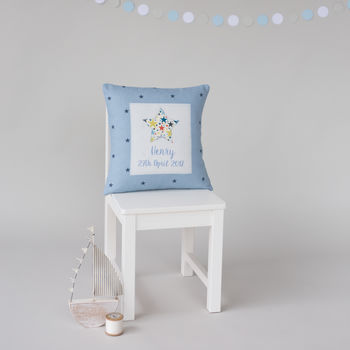Personalised Handmade Little Star Cushion, 2 of 4