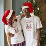 Personalised His And Hers Penguin Christmas Pyjamas, thumbnail 1 of 5