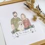 Personalised Family Portrait In Pen And Ink, thumbnail 2 of 7