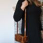 Small Leather Crossbody Bag Brown, thumbnail 1 of 12