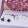 May Birthstone Earrings Gift For Her, thumbnail 1 of 6