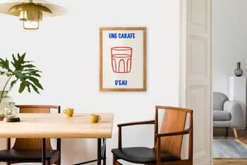 Une Carafe D'eau French Kitchen Art Print, 2 of 3