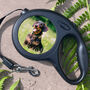 Your Dog's Photo Retractable Black Or Pink Dog Lead, thumbnail 1 of 2