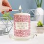 Best Friend Personalised Candle Gift For Her, thumbnail 1 of 9