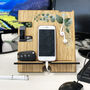 Printed Sage Botanical Accessories And Phone Holder, thumbnail 9 of 12