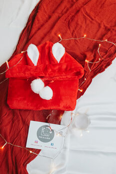 Christmas Red Fox Snuggle Hoodie / Wearable Blanket, 4 of 5