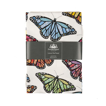 Butterfly Tea Towel | 100% Cotton | Made In England, 3 of 9