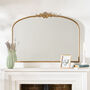 Alzonne Ornate Half Mirror, thumbnail 3 of 5