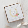 Silver Horseshoe Necklace On Personalised Gift Card, thumbnail 4 of 12