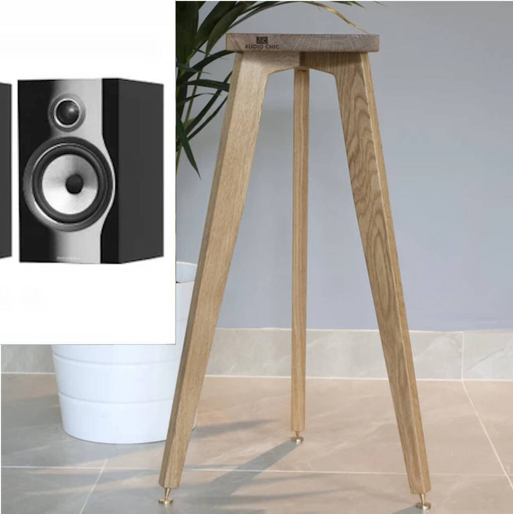 Tri Leg B And W 706 S2 Wooden Speaker Stand, 1 of 10
