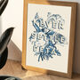 Never Settle Petal Floral Typography Print, thumbnail 5 of 6