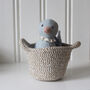 Soft Bird Toy In Basket, thumbnail 5 of 6
