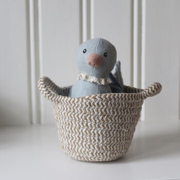 Soft Bird Toy In Basket, 5 of 6