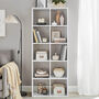 Bookcase Divider Shelf Storage Unit Scandinavian Style, thumbnail 1 of 6