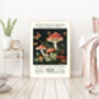 Natural History Exhibition Mushrooms Art Print, thumbnail 3 of 3