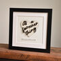 Personalised Wooden Art Print For Couple It's A Forever Thing, thumbnail 4 of 4