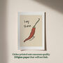 Hot Stuff Chili Pepper Print, thumbnail 4 of 10