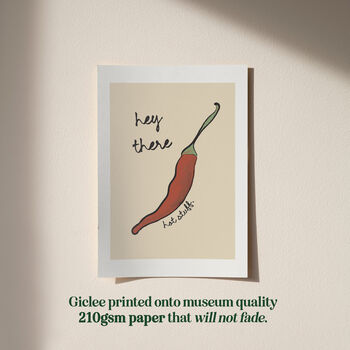 Hot Stuff Chili Pepper Print, 4 of 10