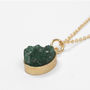 Oval Druzy Necklace, thumbnail 5 of 6