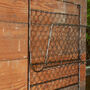 Black Wire Wall Mounted Garden Storage Rack, thumbnail 4 of 7