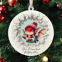 Personalised Christmas Wales Dragon And Welsh Sheep Break Through, thumbnail 9 of 12