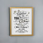 Personalised We Go Together Oak Poster Frame, thumbnail 1 of 3