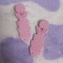 Large Fish Shaped Polymer Clay Dangle Earrings, thumbnail 2 of 4