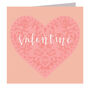 Valentine's Cut Out Heart Card, thumbnail 2 of 2