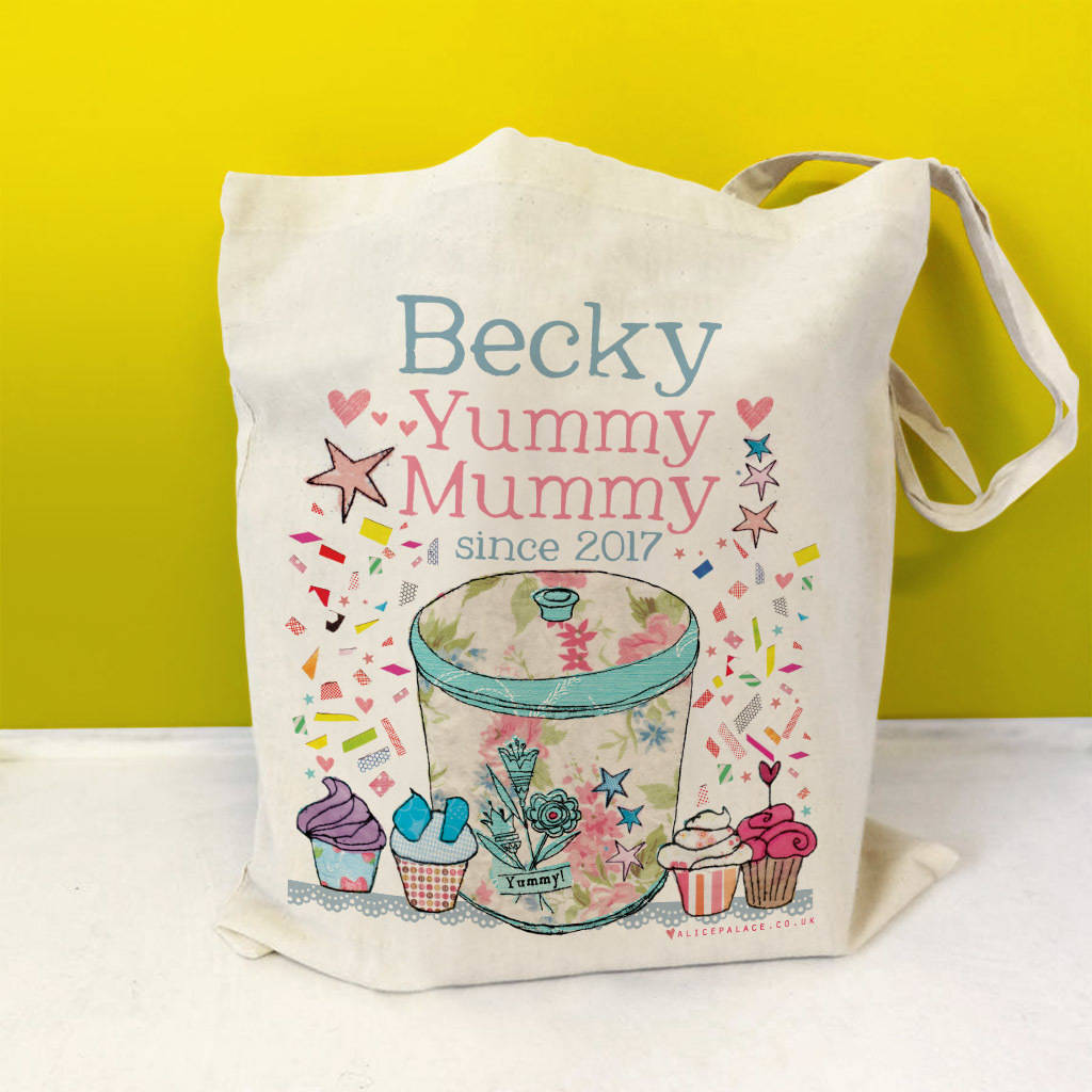 personalised yummy mummy bag by alice palace