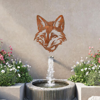 Fox Metal Wall Art For Outdoor Garden Decoration, 8 of 10