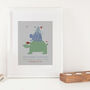 Personalised Child's 'Zoo' Print, thumbnail 1 of 6