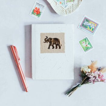 Handcrafted Elephant Dung Notebooks, 5 of 12