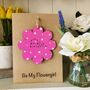 Personalised 'Be My Flowergirl' Wooden Flower Card, thumbnail 5 of 5