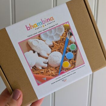 Diy Space Shapes Painting Craft Kit Gift Box, 3 of 3
