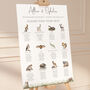 Woodland Wedding Animal Seating Plan, thumbnail 2 of 8
