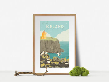 Visit Iceland Travel Poster Art Print, 4 of 8