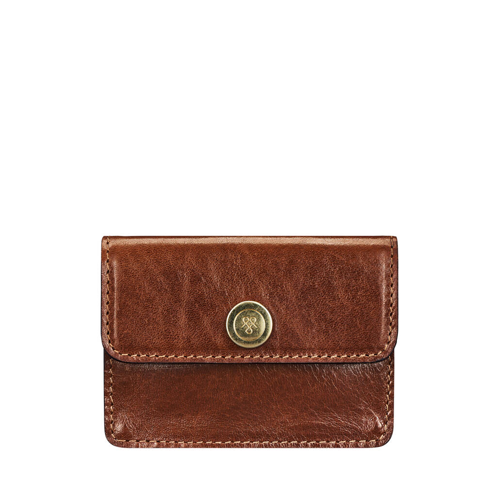 Personalised Women's Leather Card Holder 'portofino' By Maxwell Scott